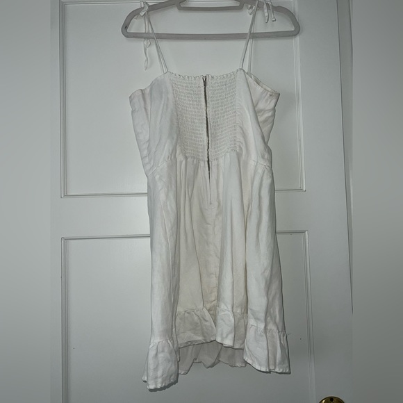 Reformation Porto White Linen Dress - Picture 3 of 7